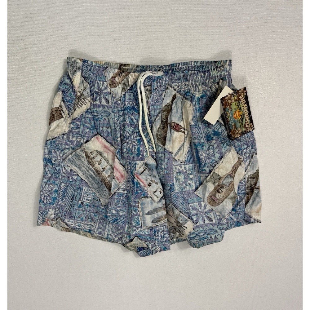 VTG Duke Kahanamoku Mens Medium Swim Trunks Surf 80s 90s NWT Deadstock Vacation
